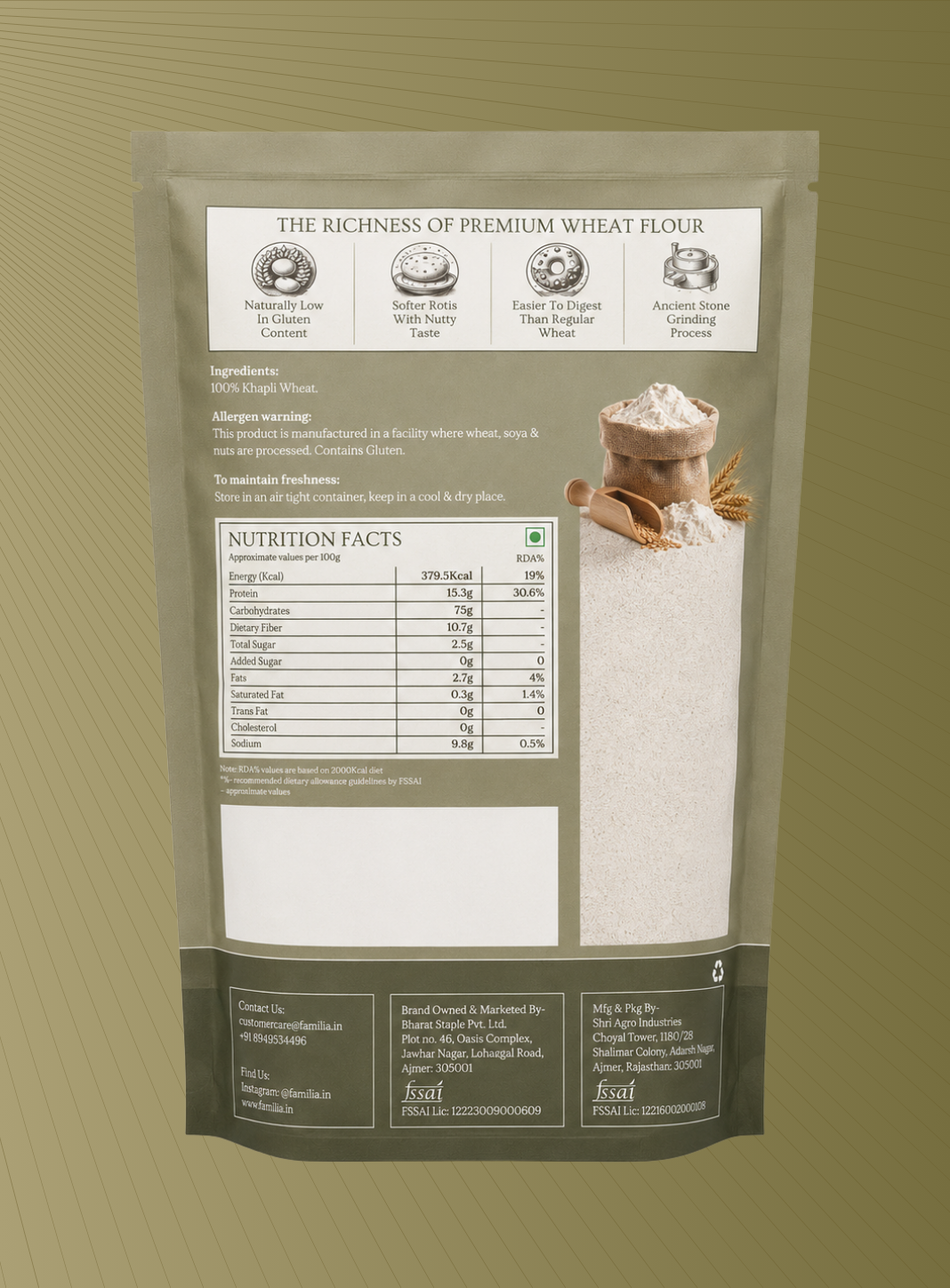 Khapli Wheat Flour